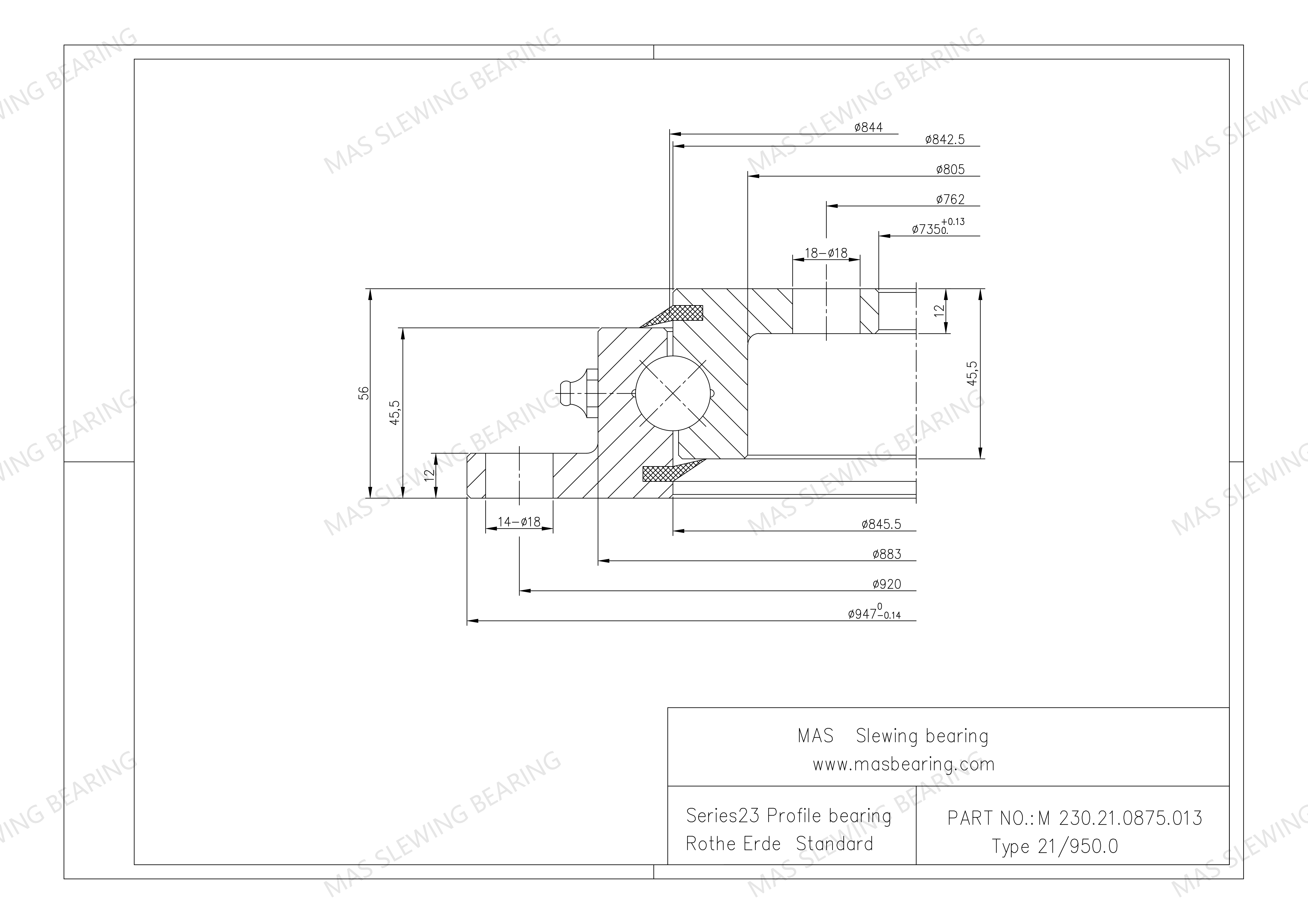 M 230.21.0875.013 Tipo 21/950.0