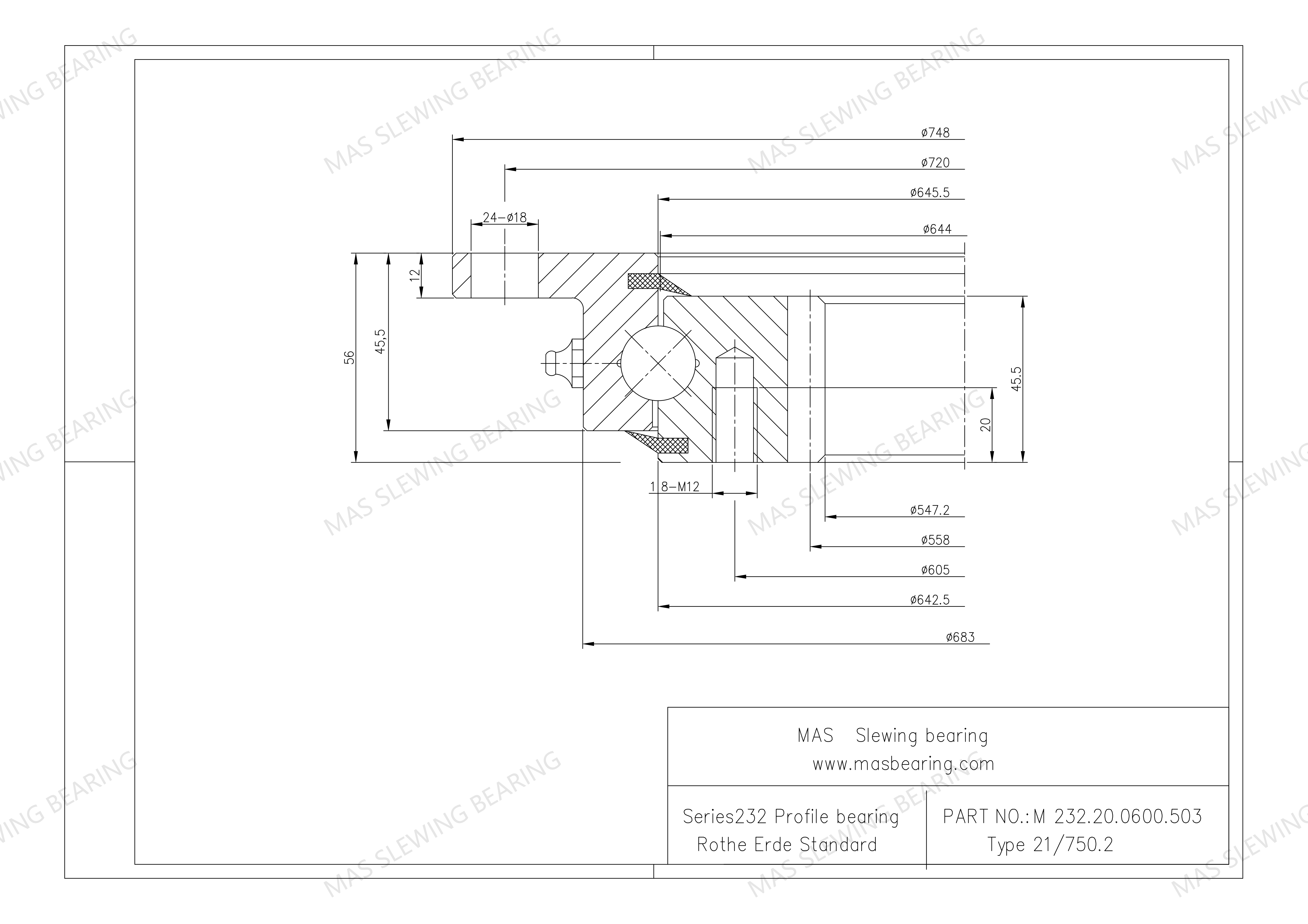 M 230.20.0600.503 Tipo 21/750.0