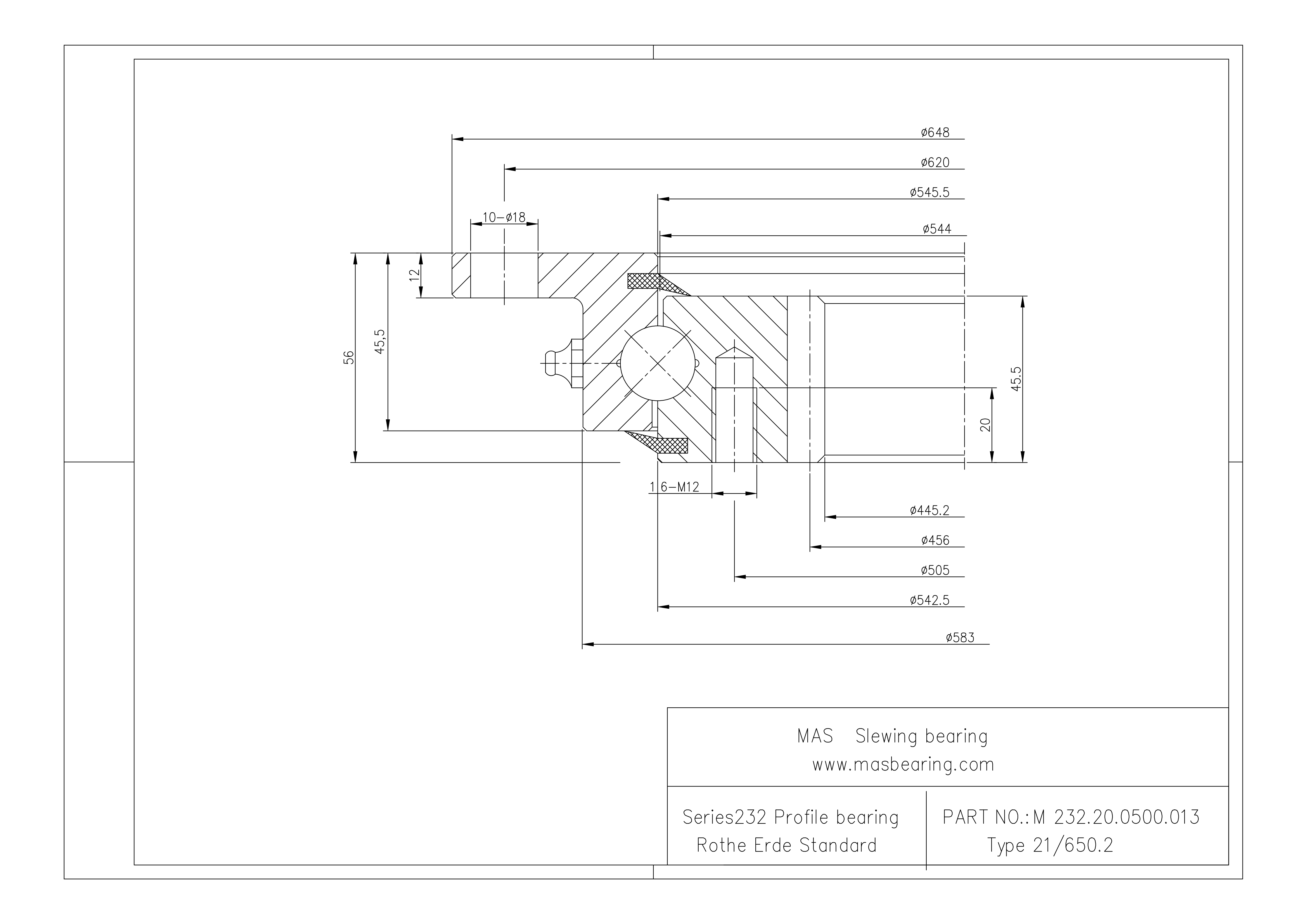 M 232.20.0500.013 Tipo 21/650.2